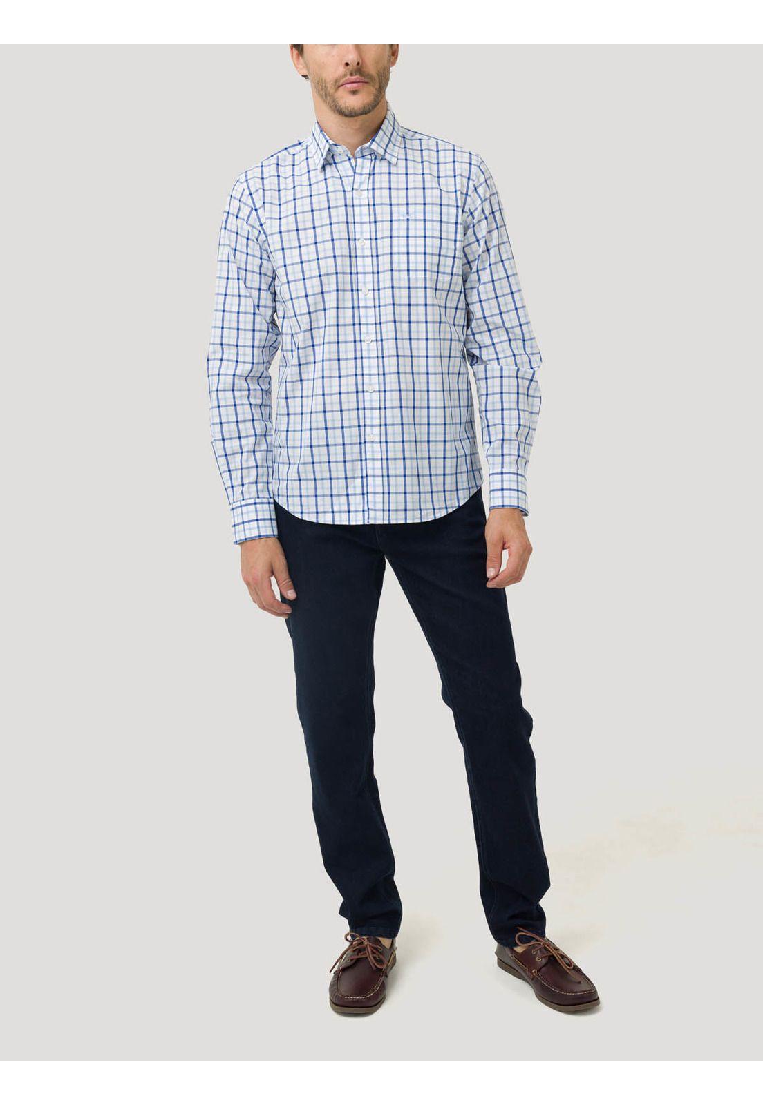 Camisa Algodón Org Hombre Lighter Celeste-8