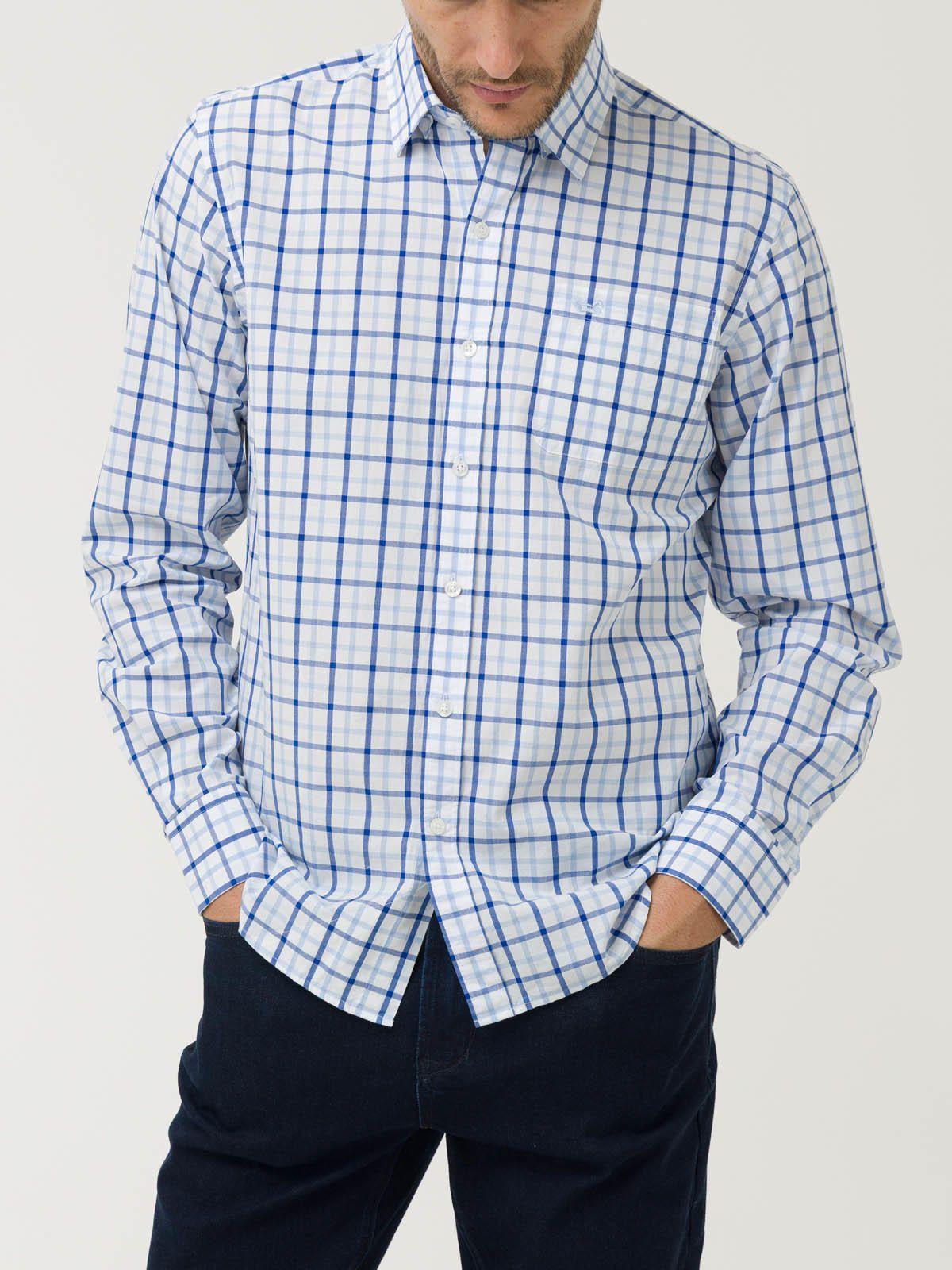 Camisa Algodón Org Hombre Lighter Celeste-4