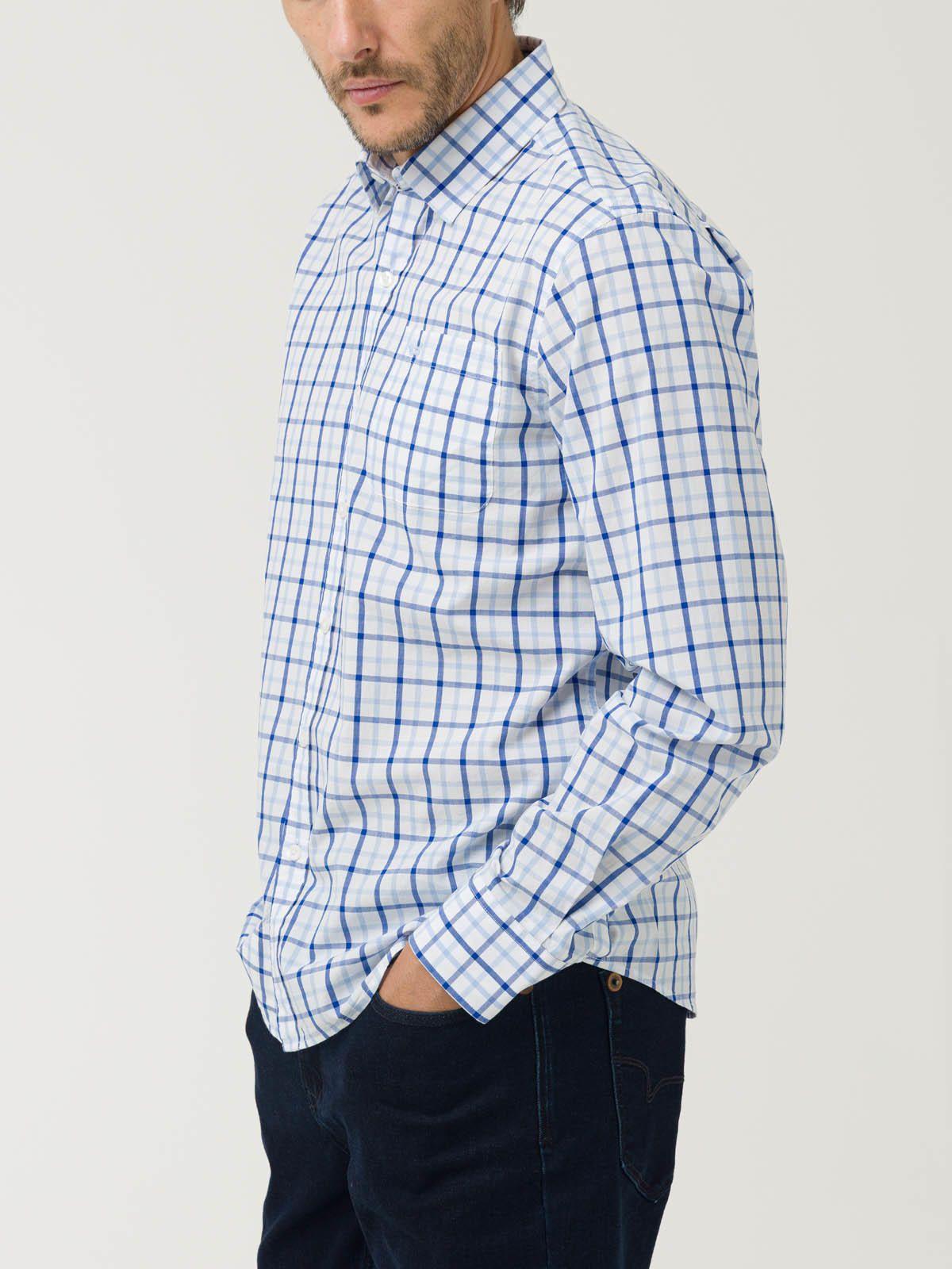 Camisa Algodón Org Hombre Lighter Celeste-5