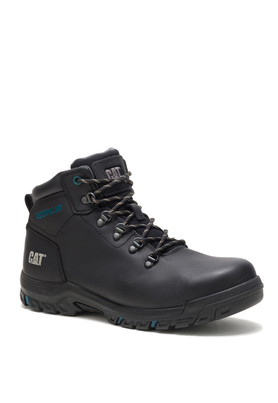 Botín Industrial Mujer Mae ST Waterproof Negro -0