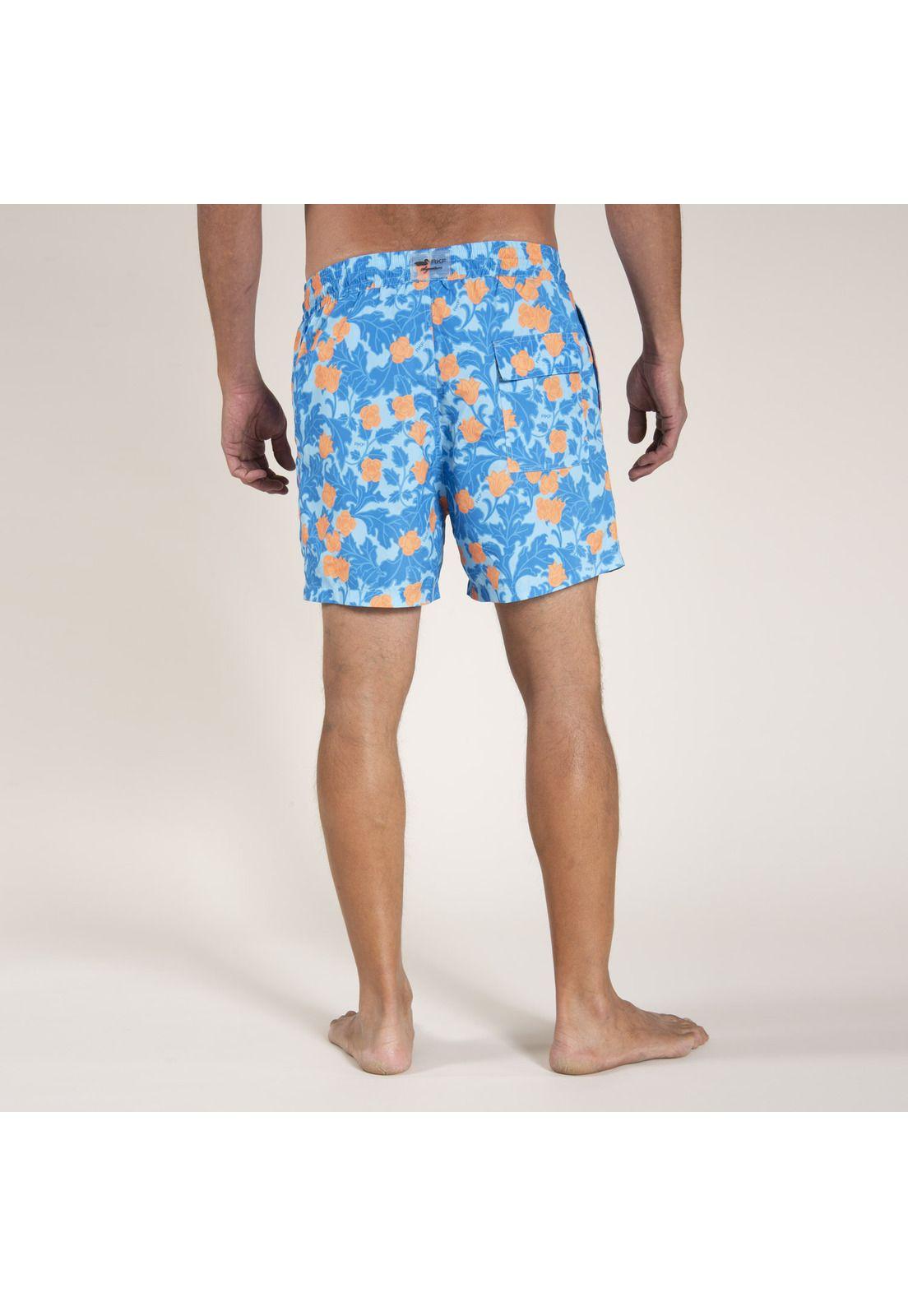 Traje De Baño Poliéster Izam Azul Hombre Rockford-2