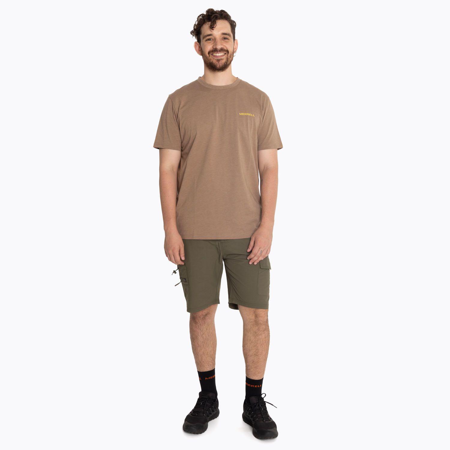 Polera Hombre Logo Fast Café-4