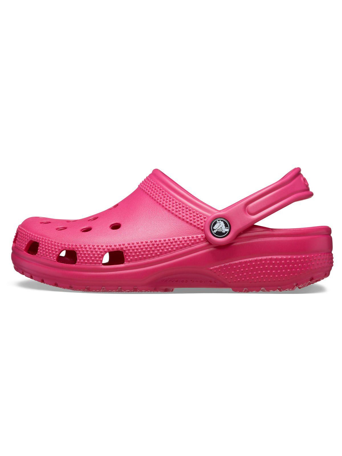 Zueco Crocs Mujer Classic Clog Rosado-1