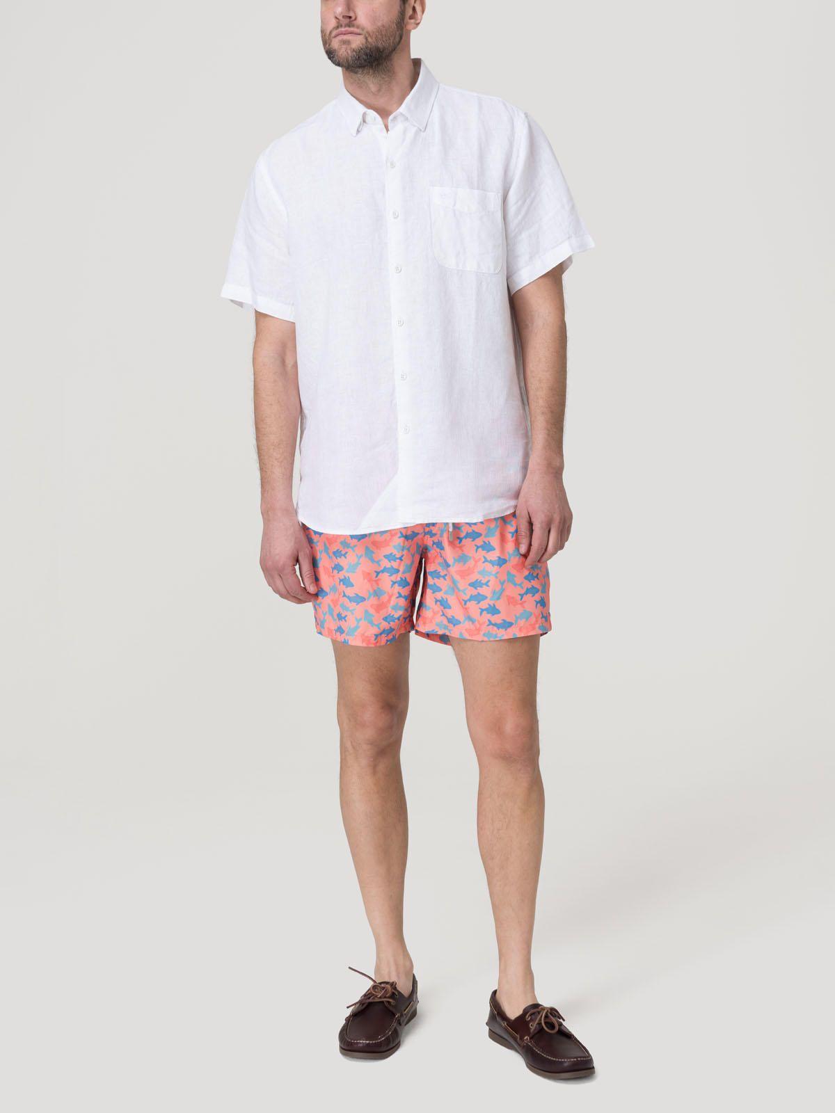 Traje De Baño Hombre Izam Naranjo-8