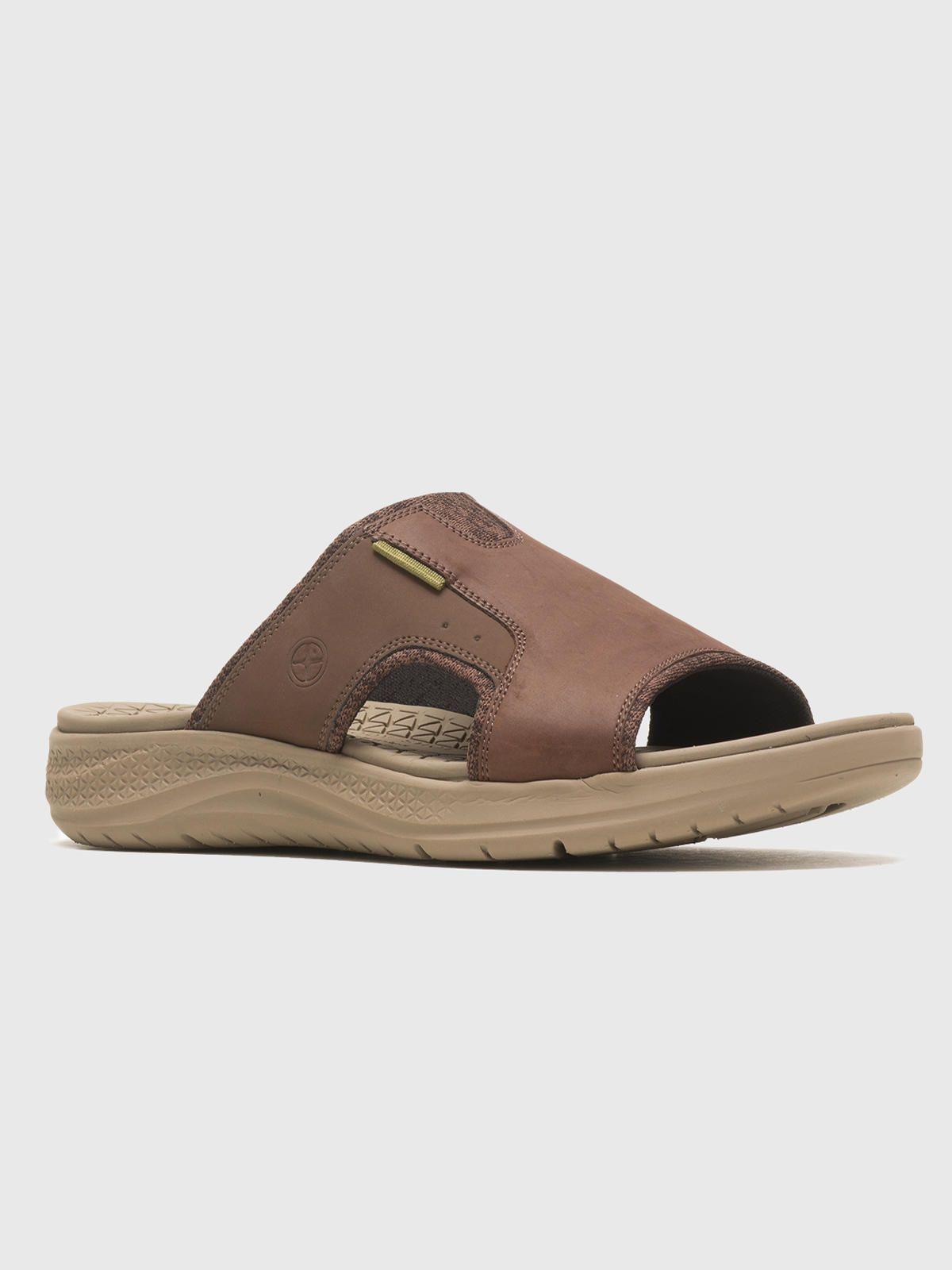 Sandalia Café Oscuro Hombre Activate Slide -0