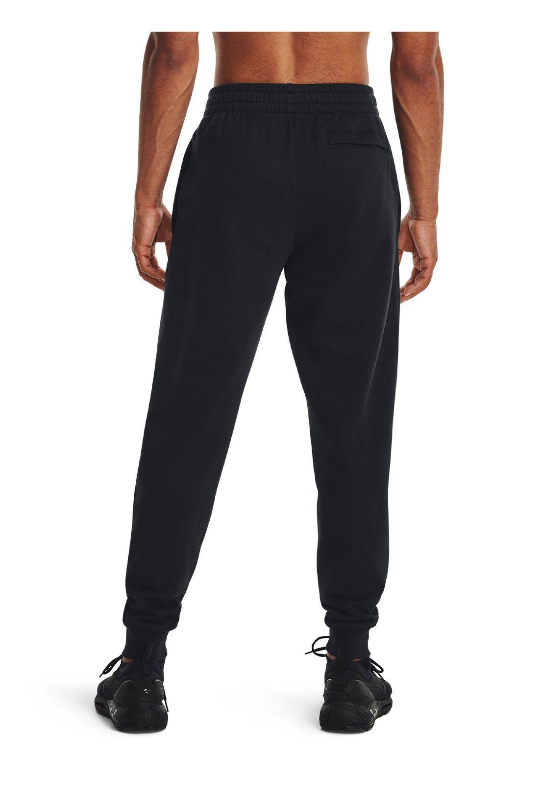 Joggers UA Rival Fleece para hombre Negro-4