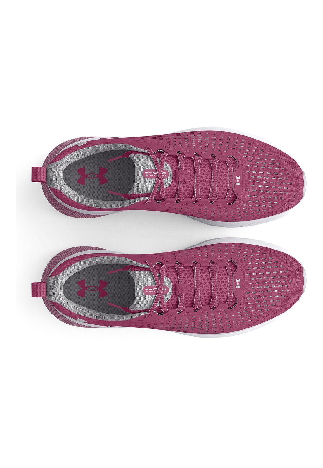Zapatilla Mujer UA W Hovr Turbulence Rosado-3