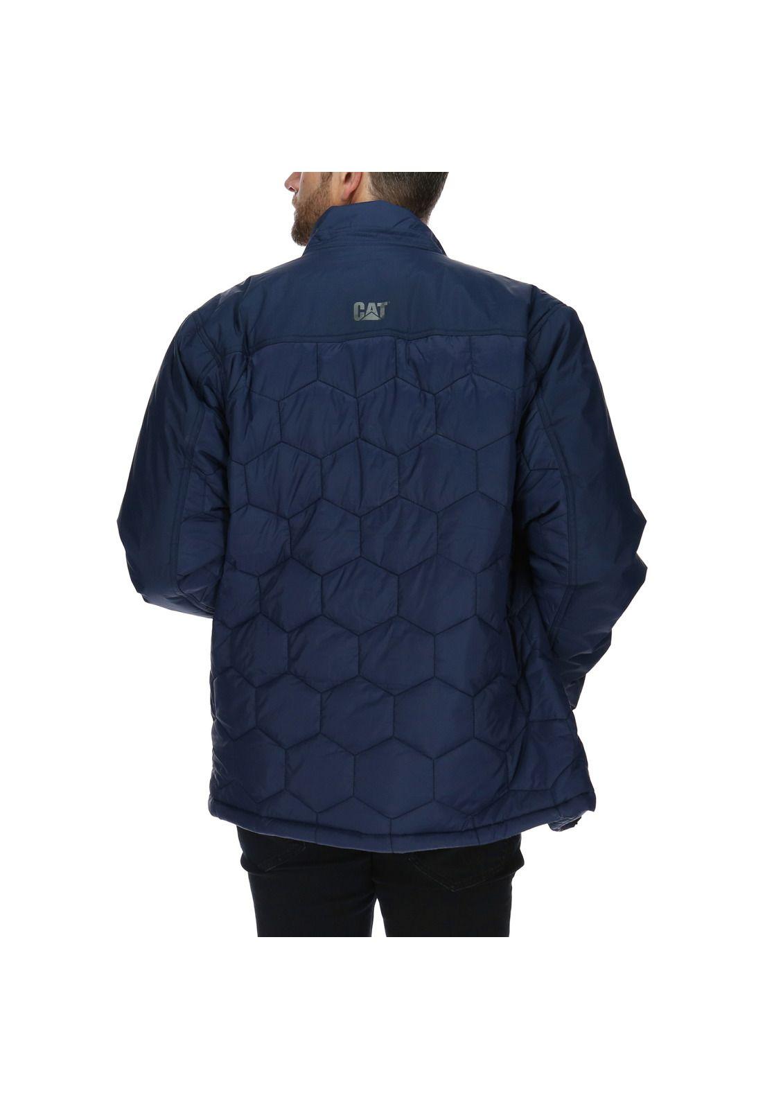 Parka Hombre Heat Mx Puffer Jacket Nylon Azul-2