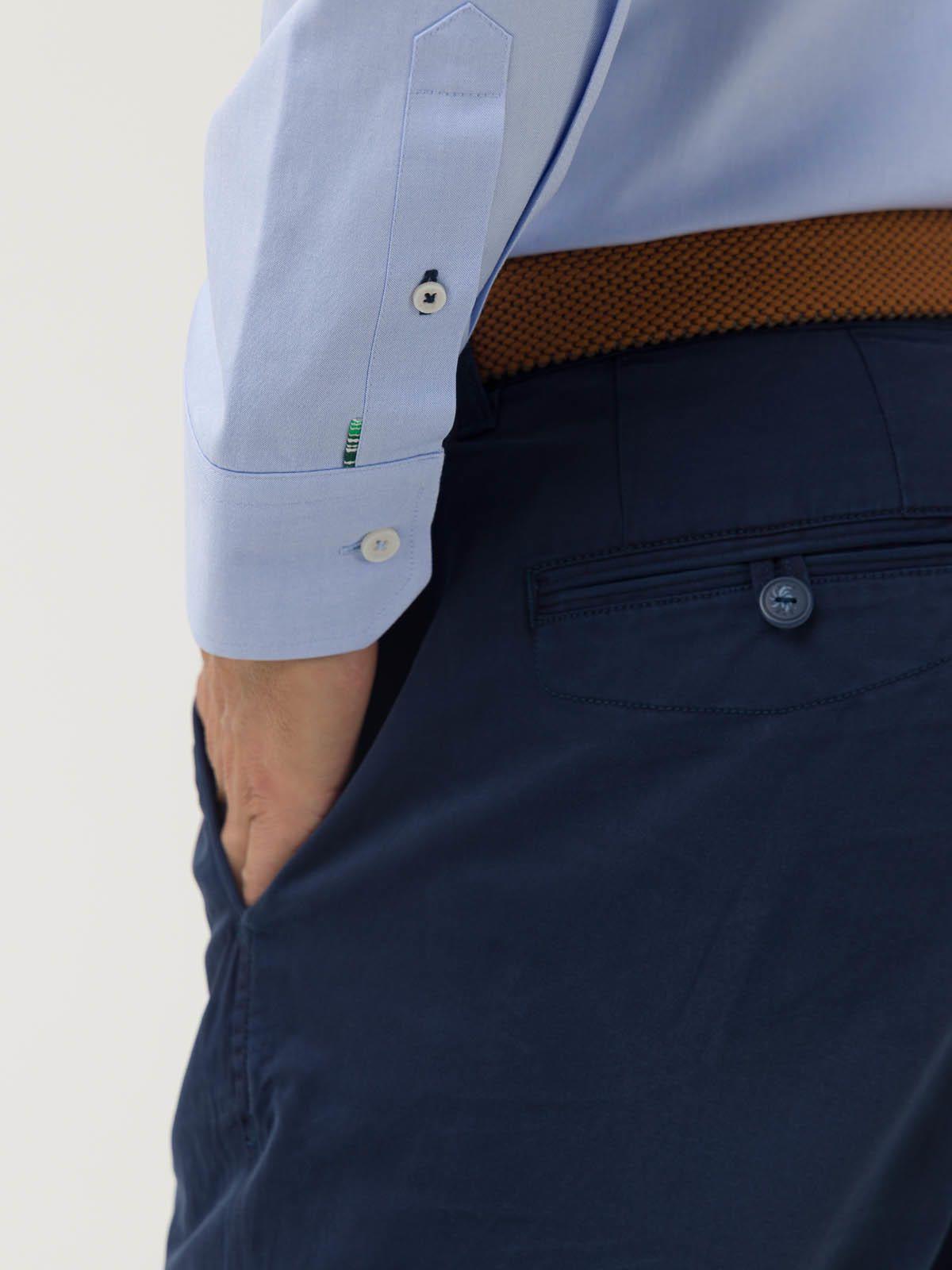Camisa Algodón Hombre Farifax Azul-4