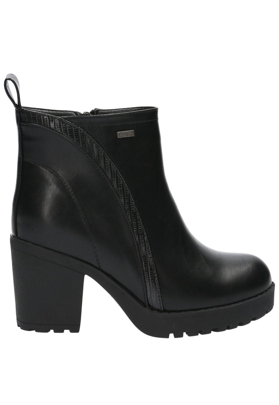 Botín Mujer Isaac Negro-1