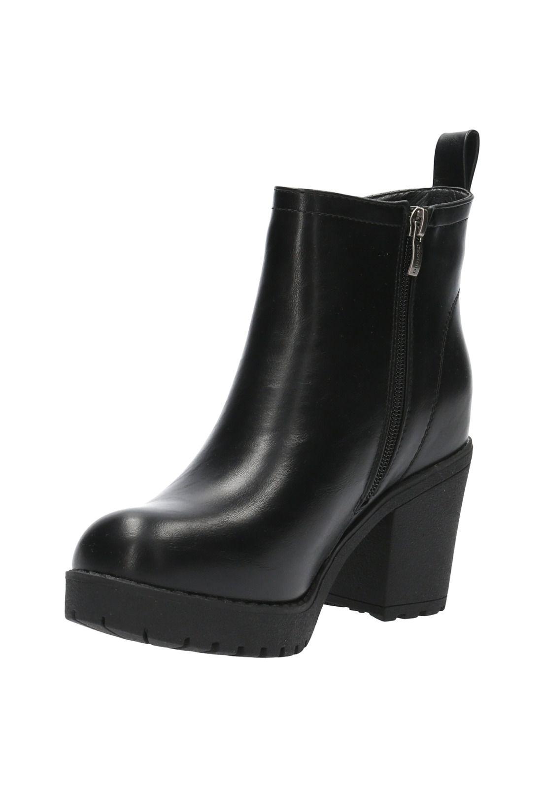 Botín Mujer Isaac Negro-4
