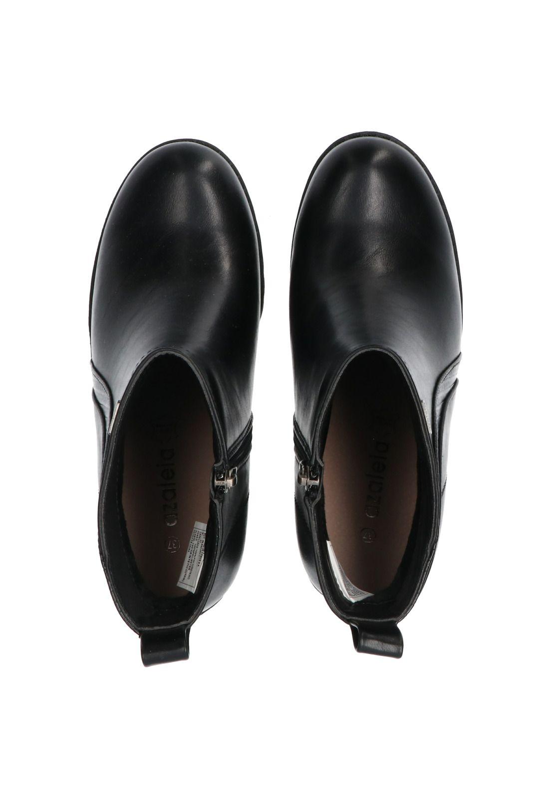 Botín Mujer Isaac Negro-7