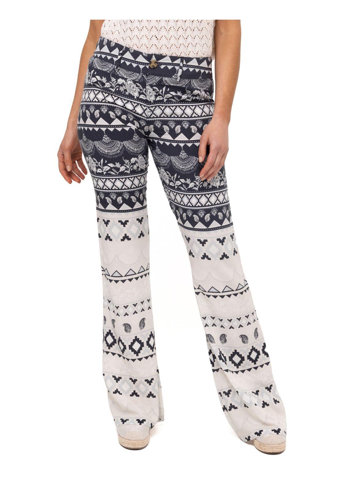 Pantalón Rayón Naussac Negro Mujer-4