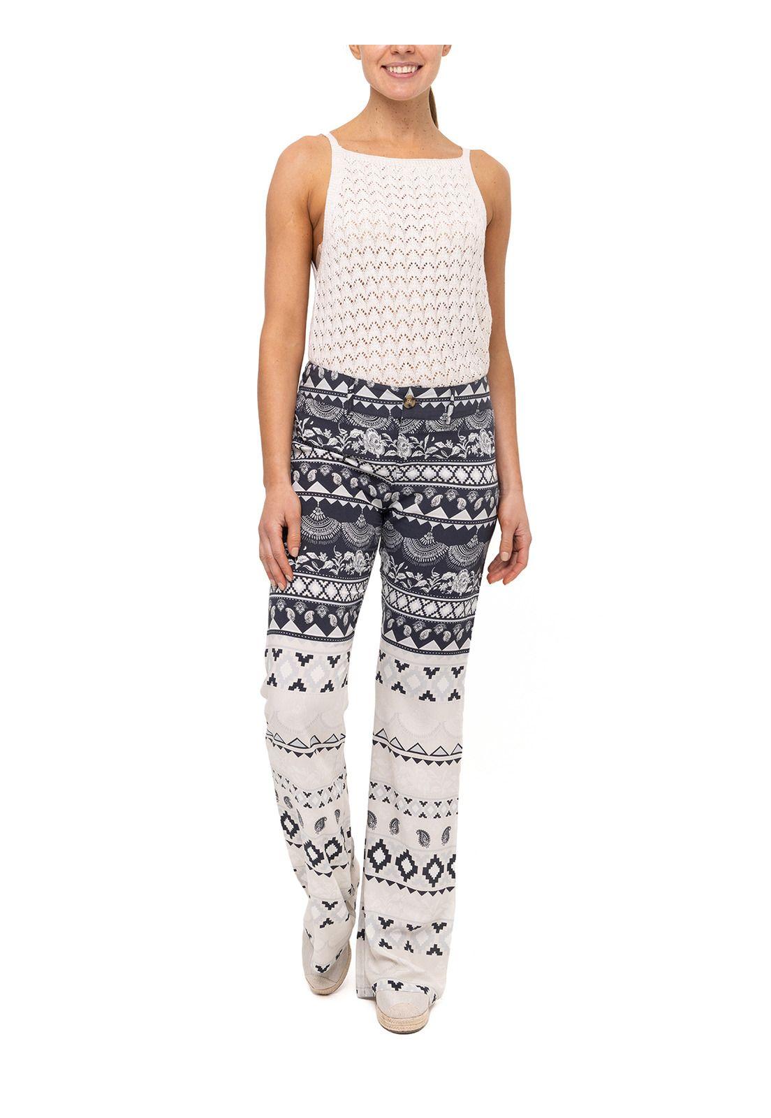 Pantalón Rayón Naussac Negro Mujer-8