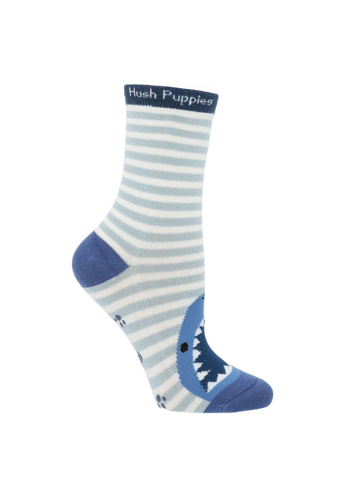 Calcetín Algodón Niño Shark Crema-0