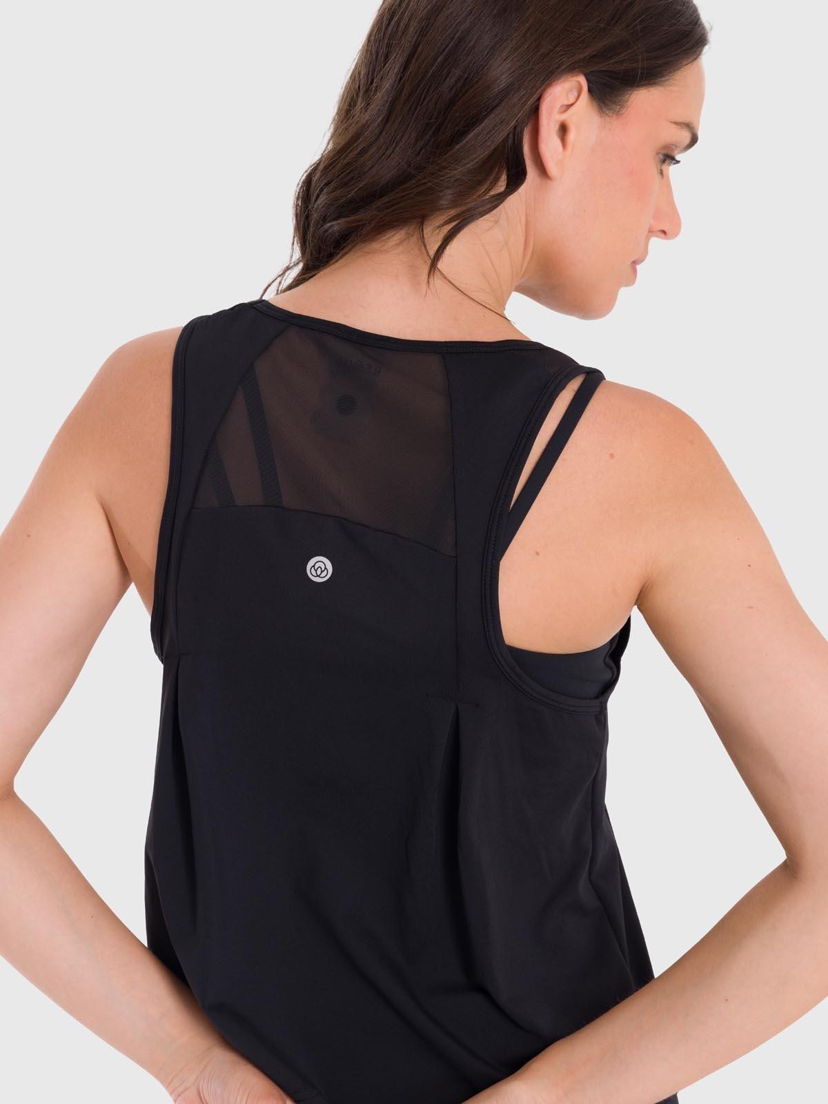 Polera deportiva Mujer Zia Negra-1