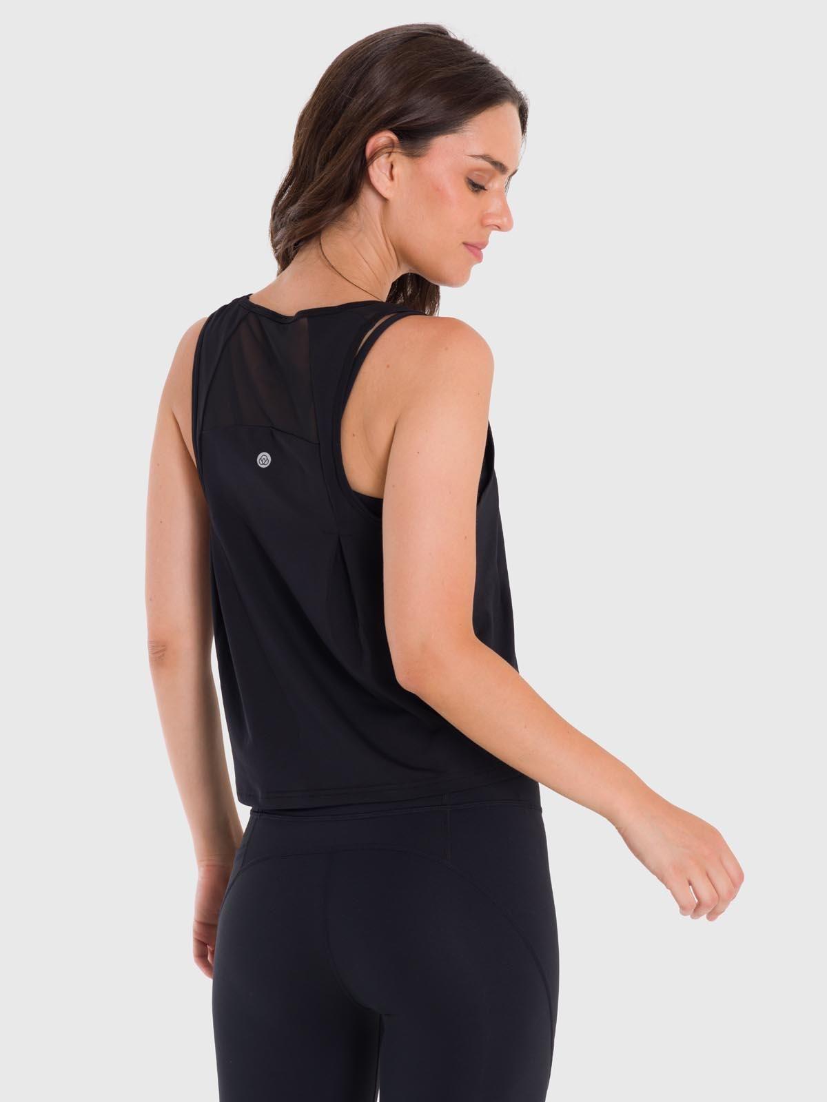 Polera deportiva Mujer Zia Negra-3