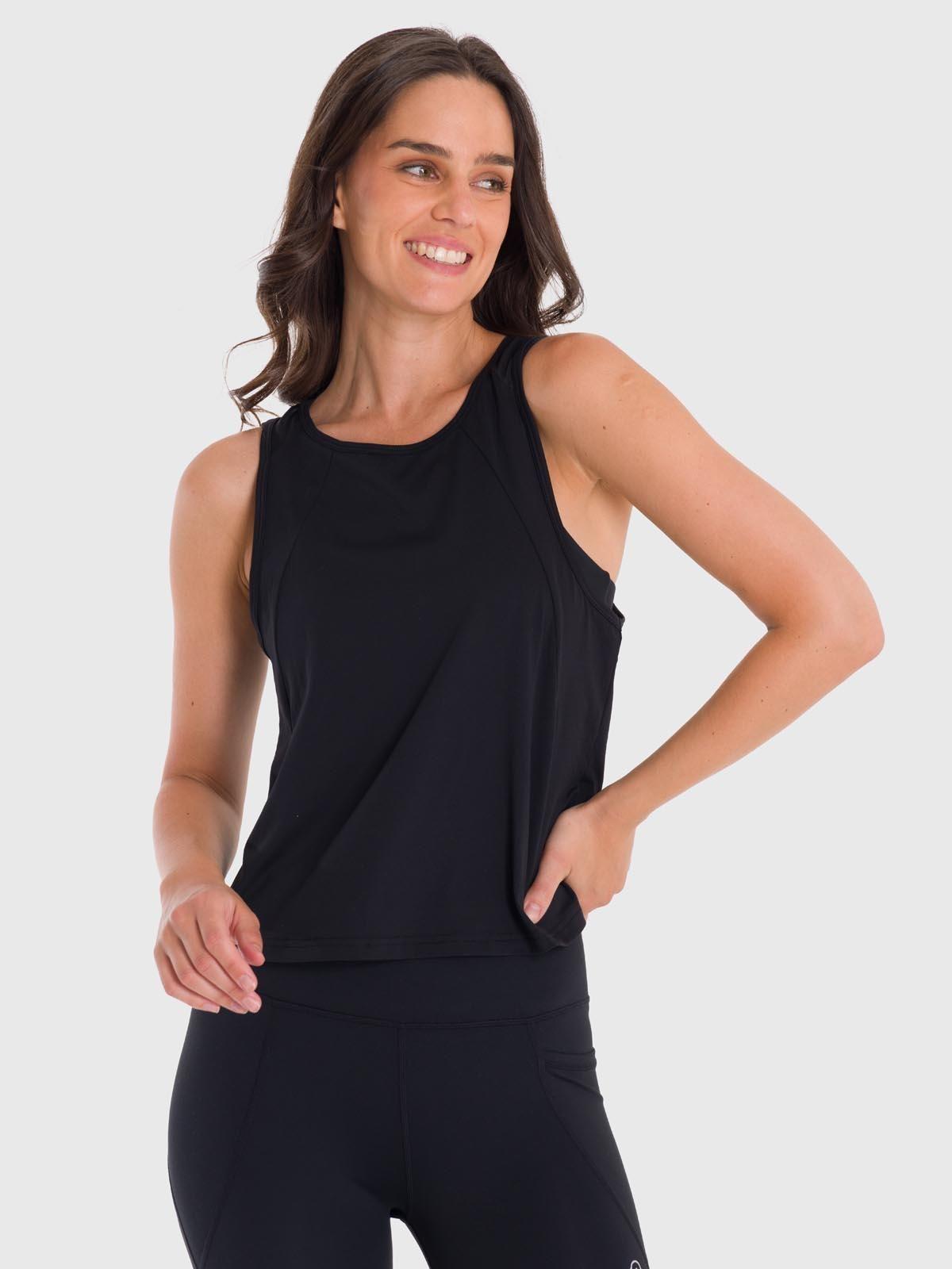 Polera deportiva Mujer Zia Negra-4