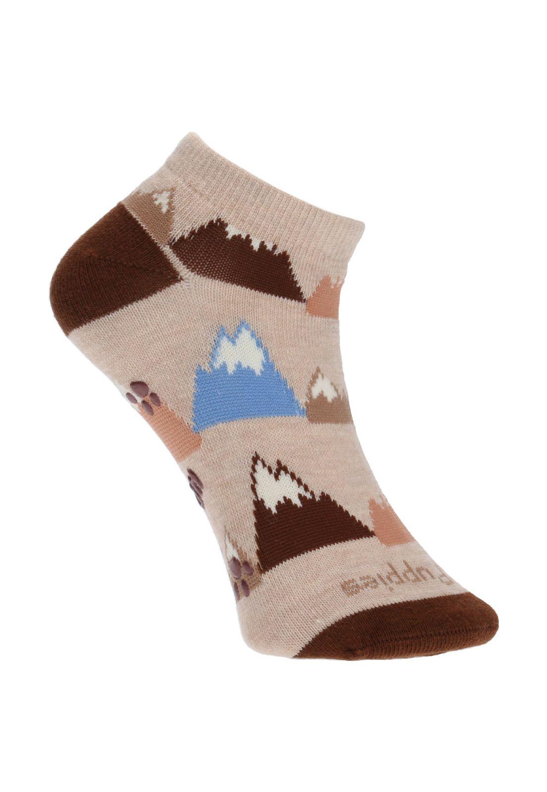 Calcetín Ped Mountain Beige Niño-0