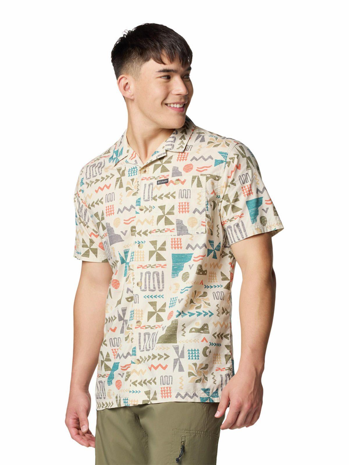 Camisa Manga Corta Hombre Pine Canyon Gris-1