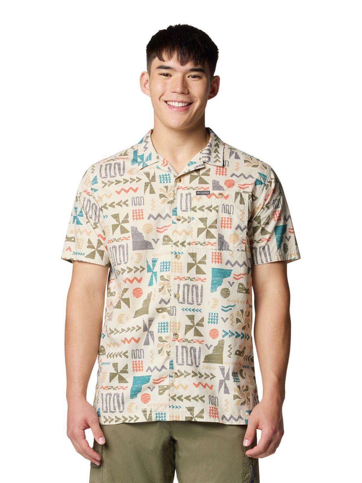 Camisa Manga Corta Hombre Pine Canyon Gris-0