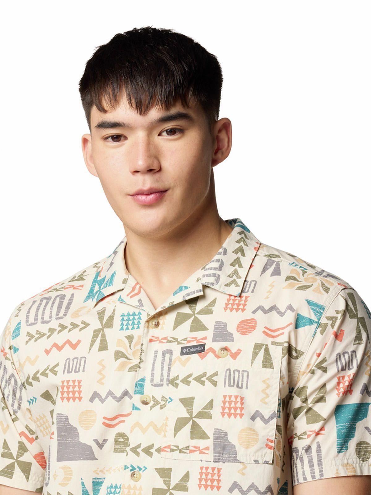 Camisa Manga Corta Hombre Pine Canyon Gris-3