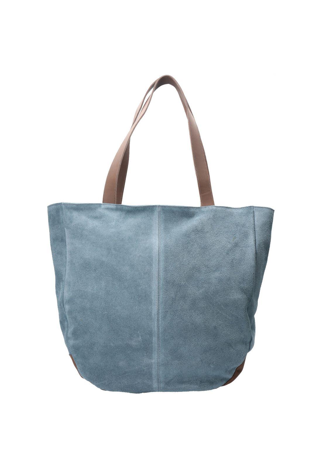 Cartera Mujer Riley Tote Celeste-2