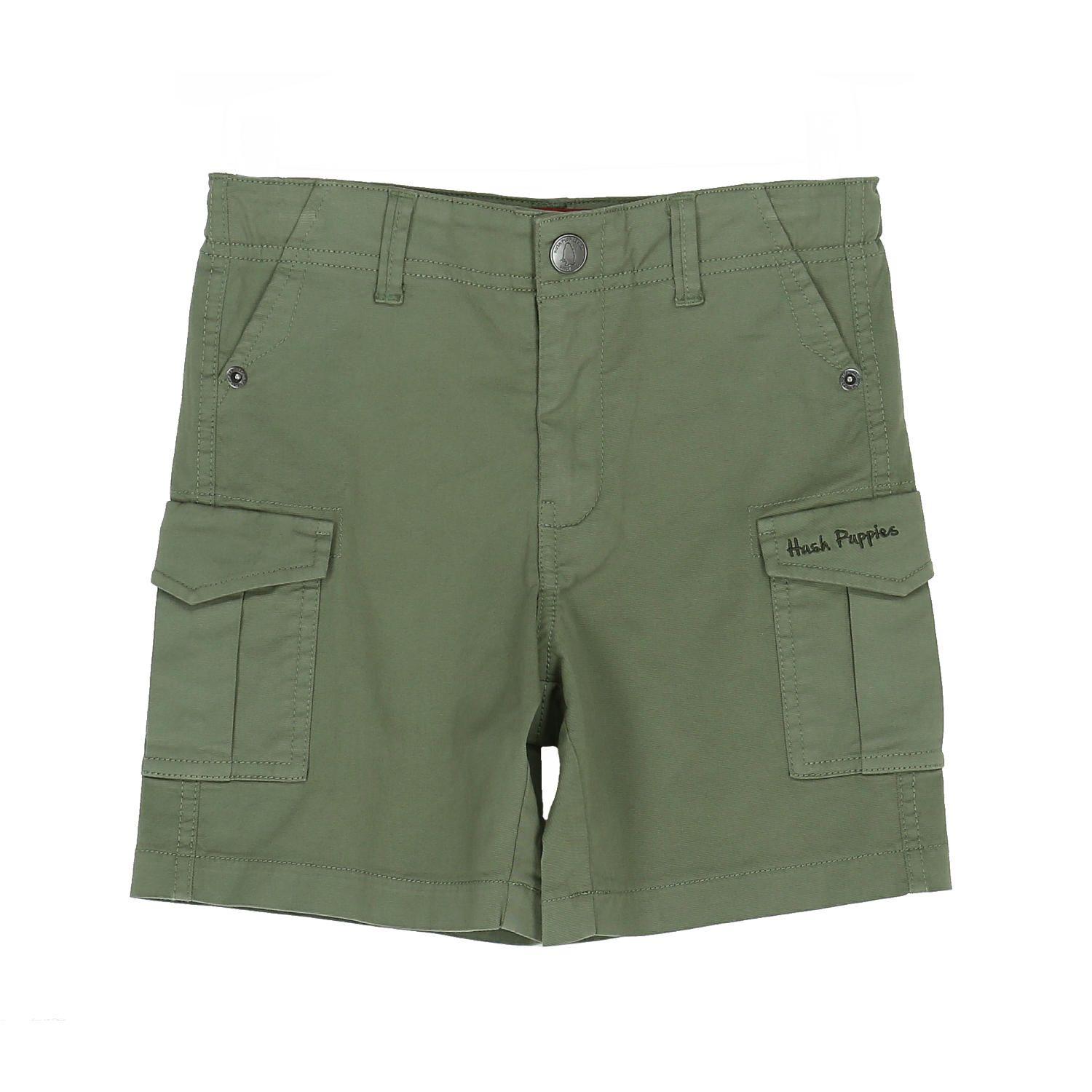 Short Niño Cargo Verde-0