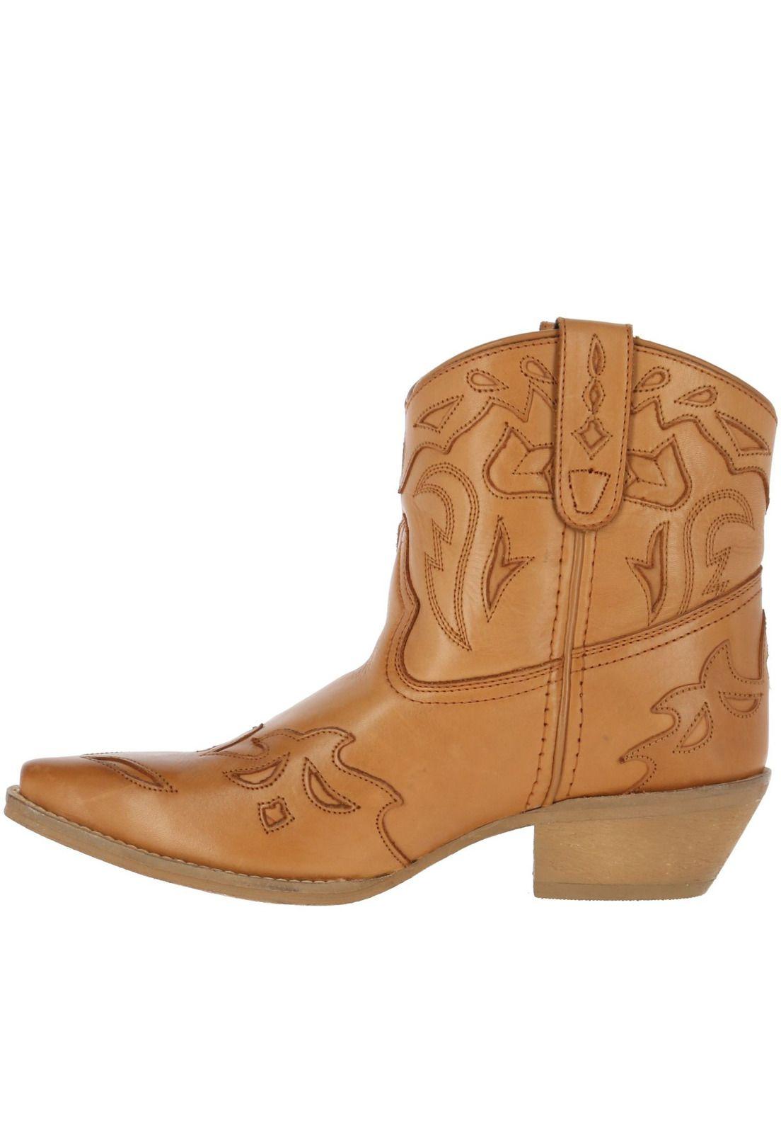 Botin Mujer Cuero Reno Café-2