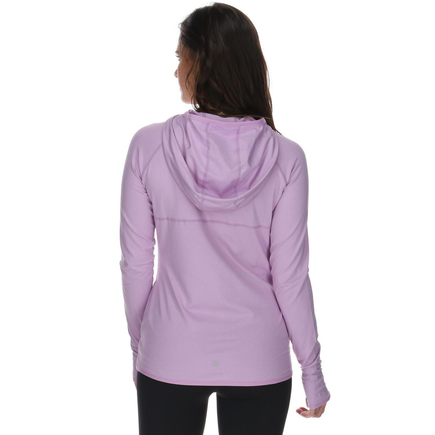 Polera M/L Mujer Hoodie Warmer Lavanda-2