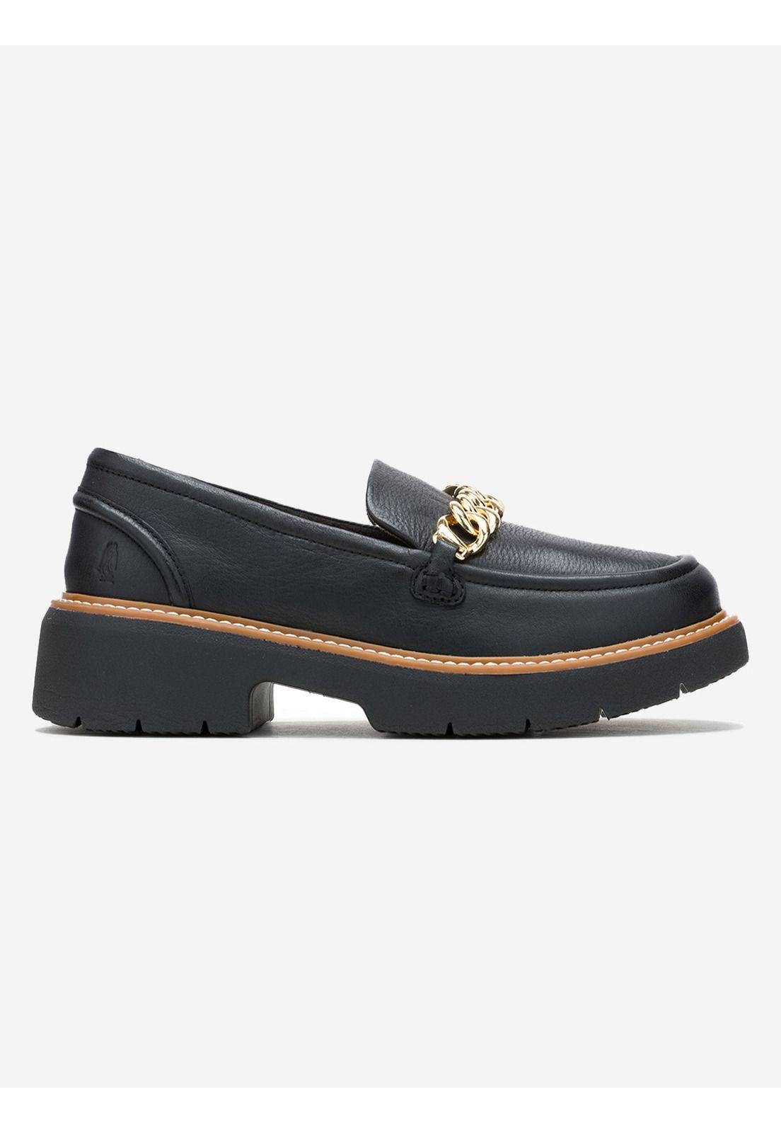 Mocasín Cuero Negro Mujer Jodie Bit Loafer -1