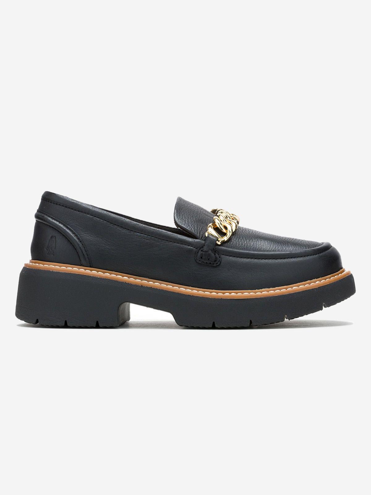 Mocasín Cuero Negro Mujer Jodie Bit Loafer -1