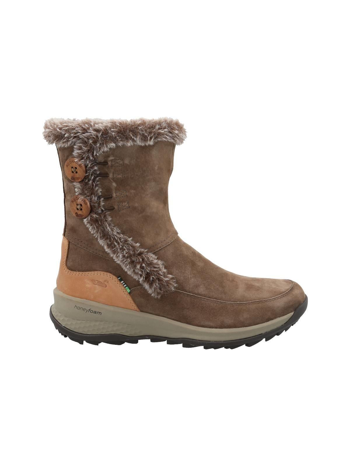 Botín Cuero Mujer Varja Café-0