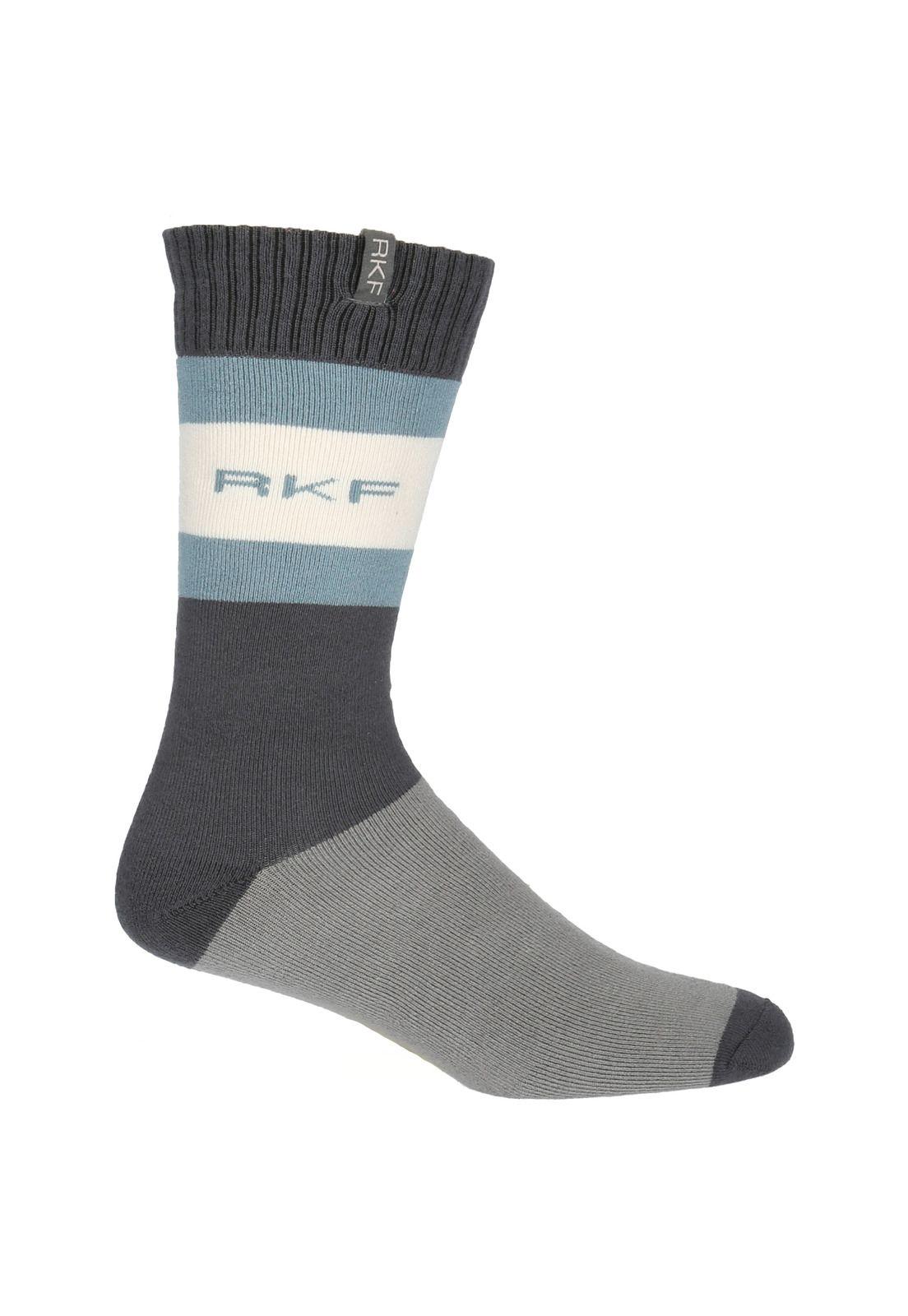 Calcetín Hombre Heavy Block Celeste-0