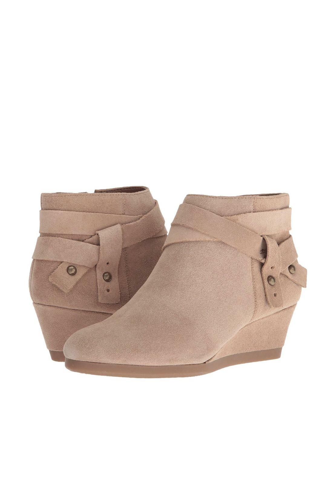 Botín Cuero 7Lina Beige Mujer-5