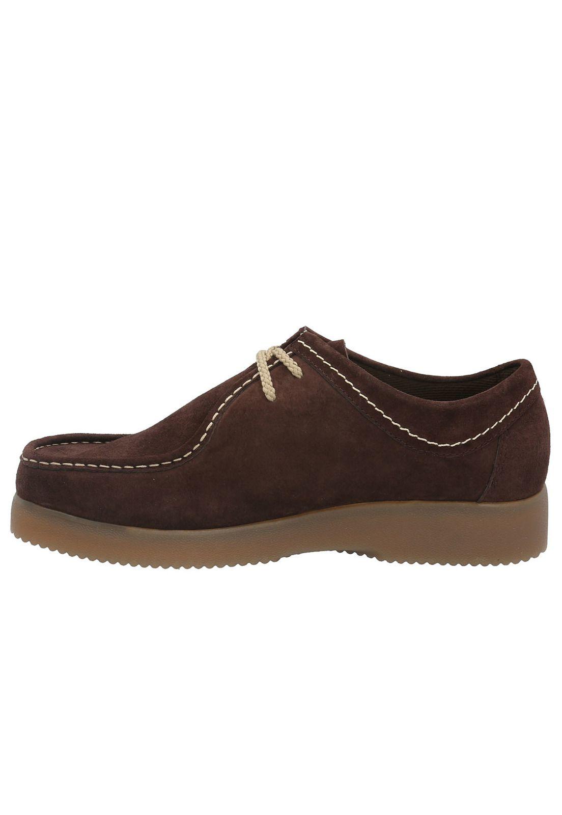 Zapato Cuero Hombre Navajo Chocolate-5