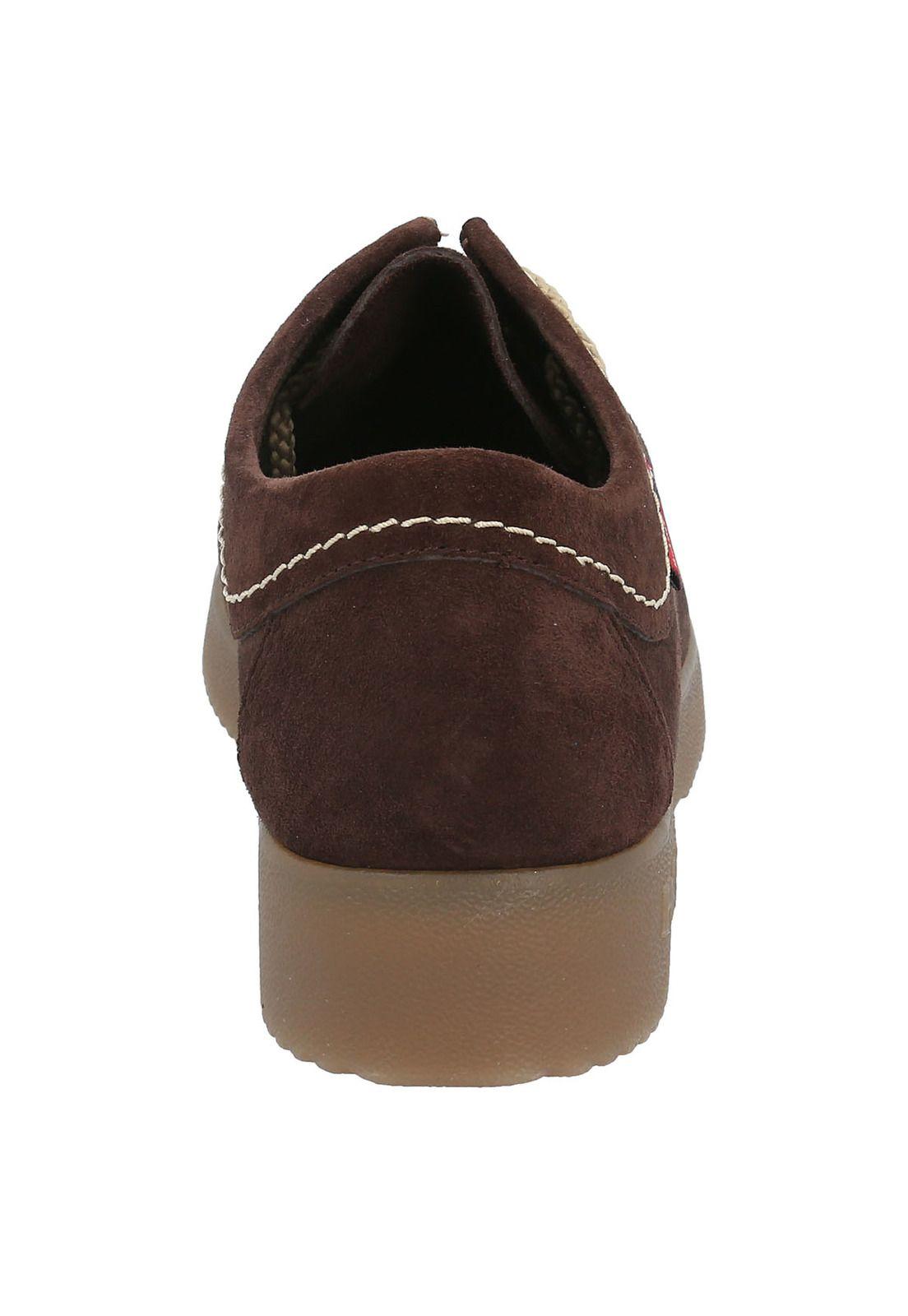 Zapato Cuero Hombre Navajo Chocolate-6