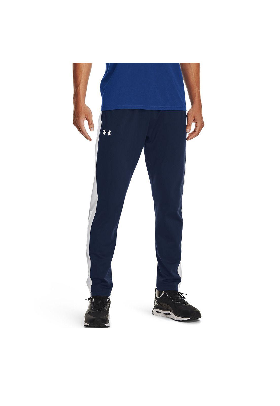 Pantalón Buzo Hombre UA Brawler Pant Azul-2