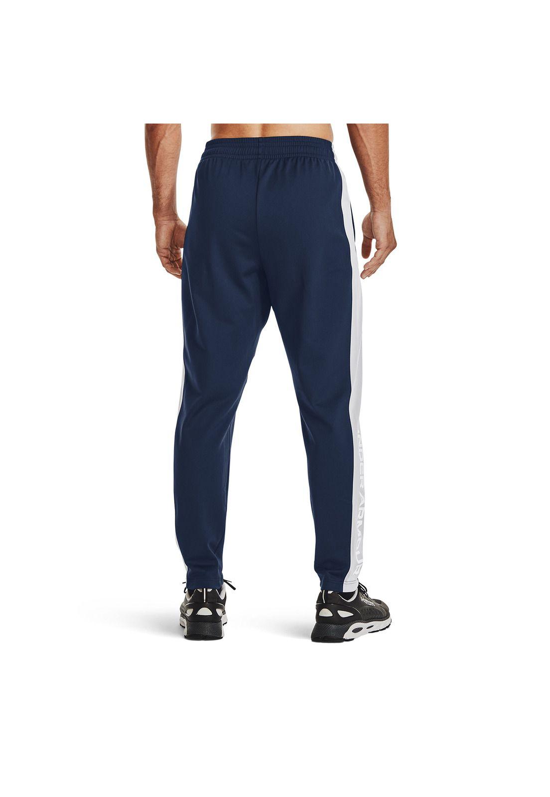 Pantalón Buzo Hombre UA Brawler Pant Azul-3