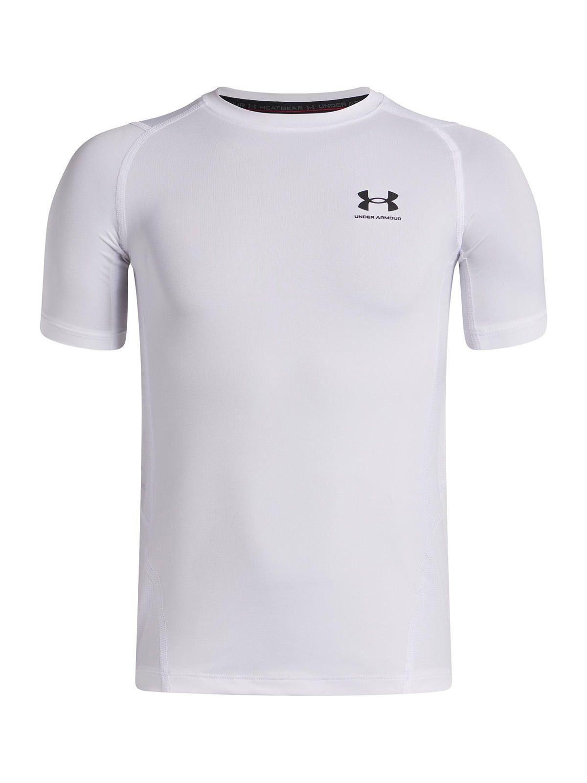 Primera Capa Superior Niño Hg Armour Ss Blanco-0