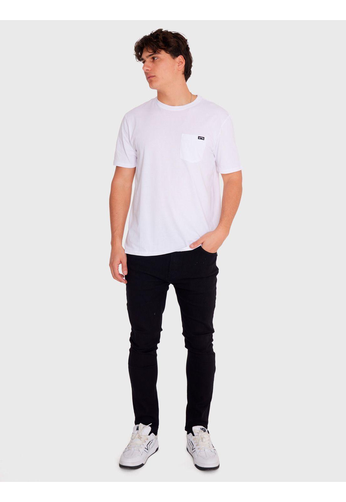 Polera Hombre Essential Pocket Blanca-0