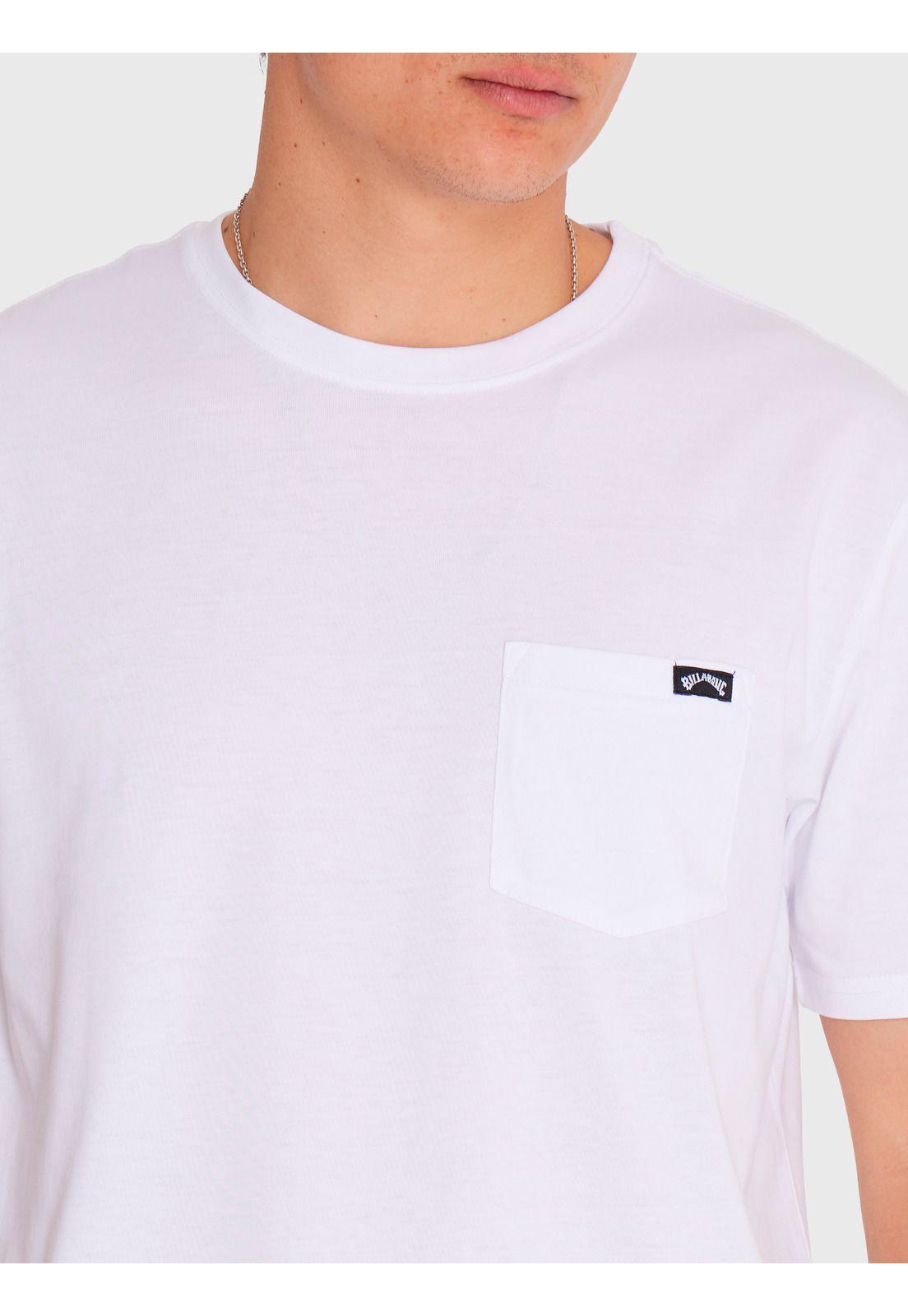 Polera Hombre Essential Pocket Blanca-2