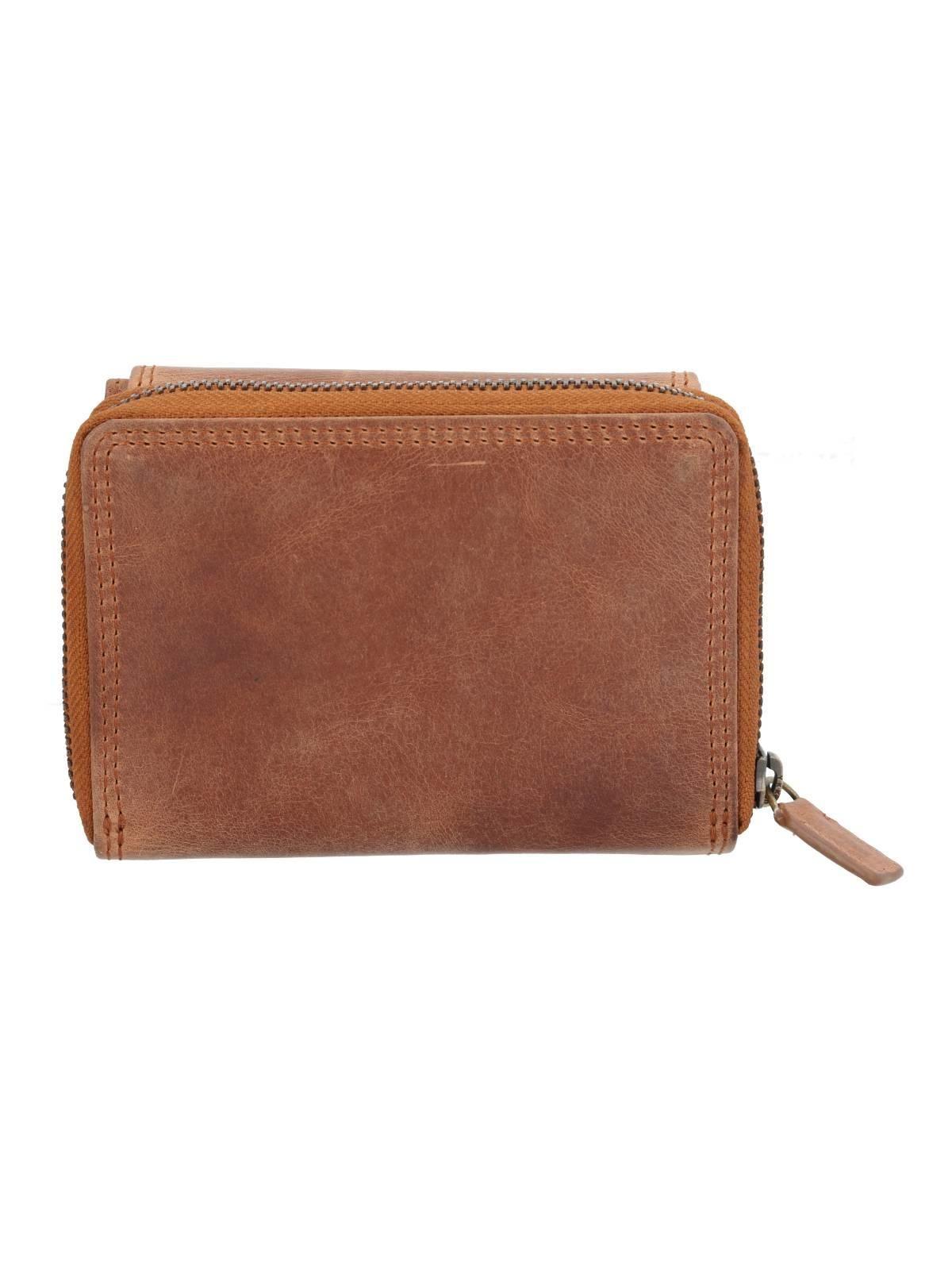 Billetera Cuero Mujer Fd Roble II Tan-1