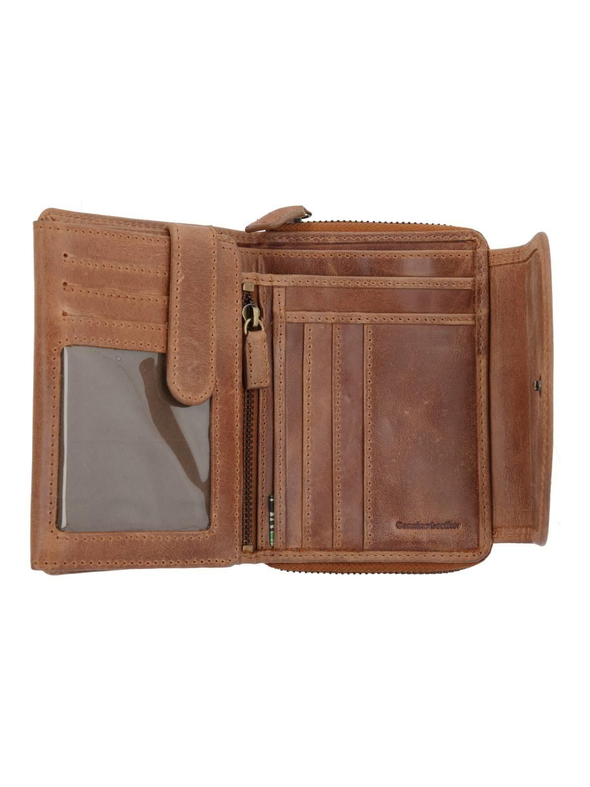 Billetera Cuero Mujer Fd Roble II Tan-3