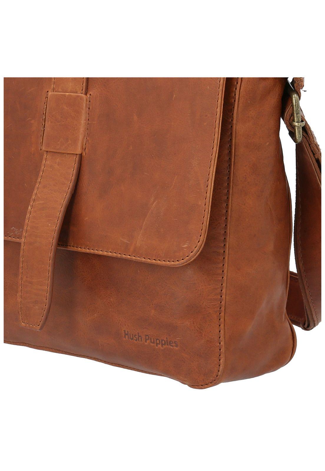 Maletín Cuero Unisex Omi Drake Cross Café-3