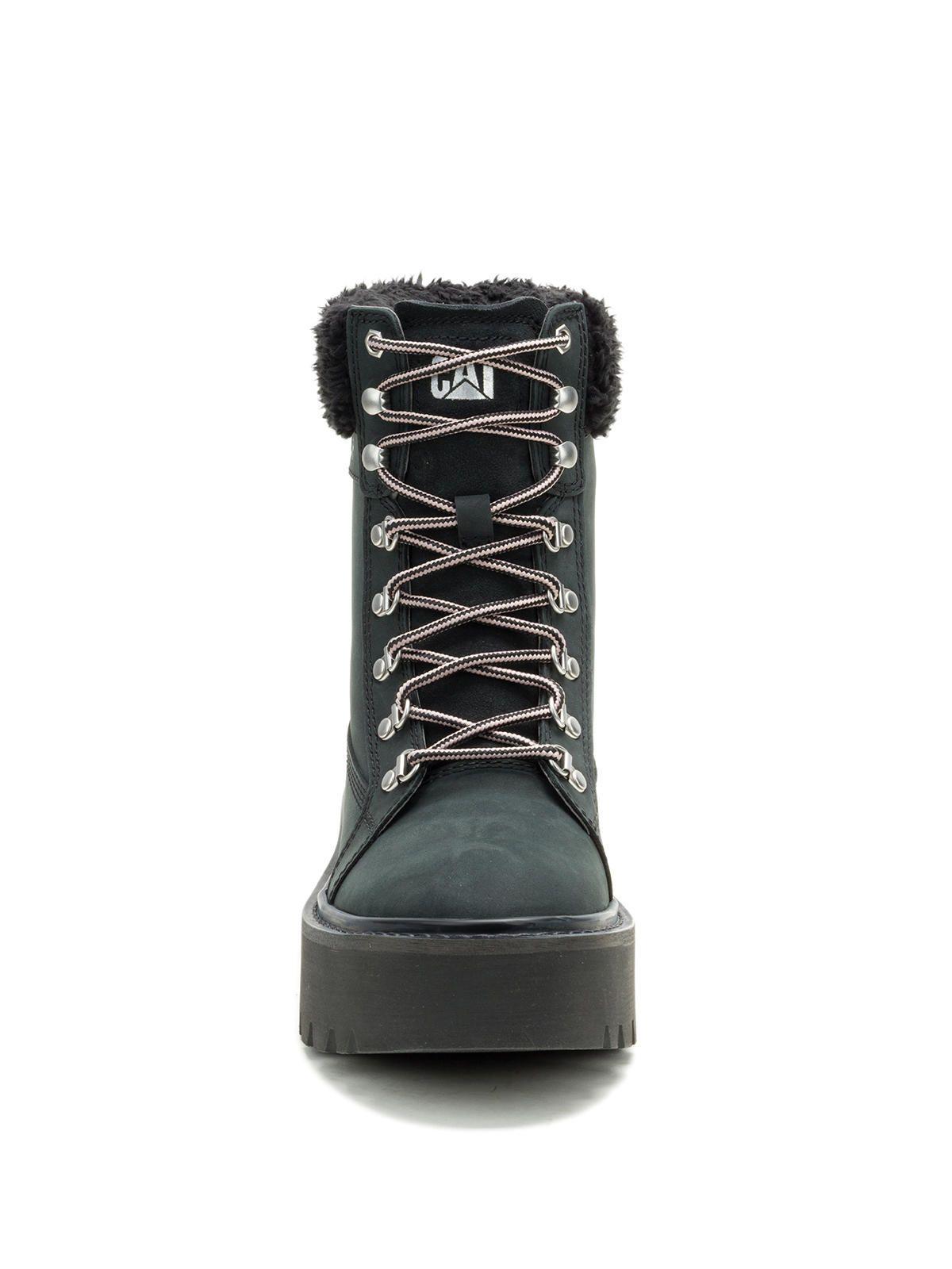 Botín Cuero Mujer Colorado Max Hiker Negro-4