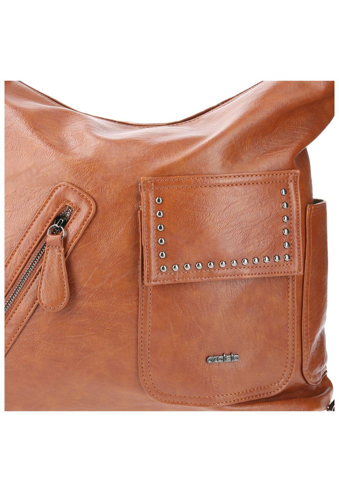 Cartera De Mano Casual Gemina Hobo Café Mujer-4