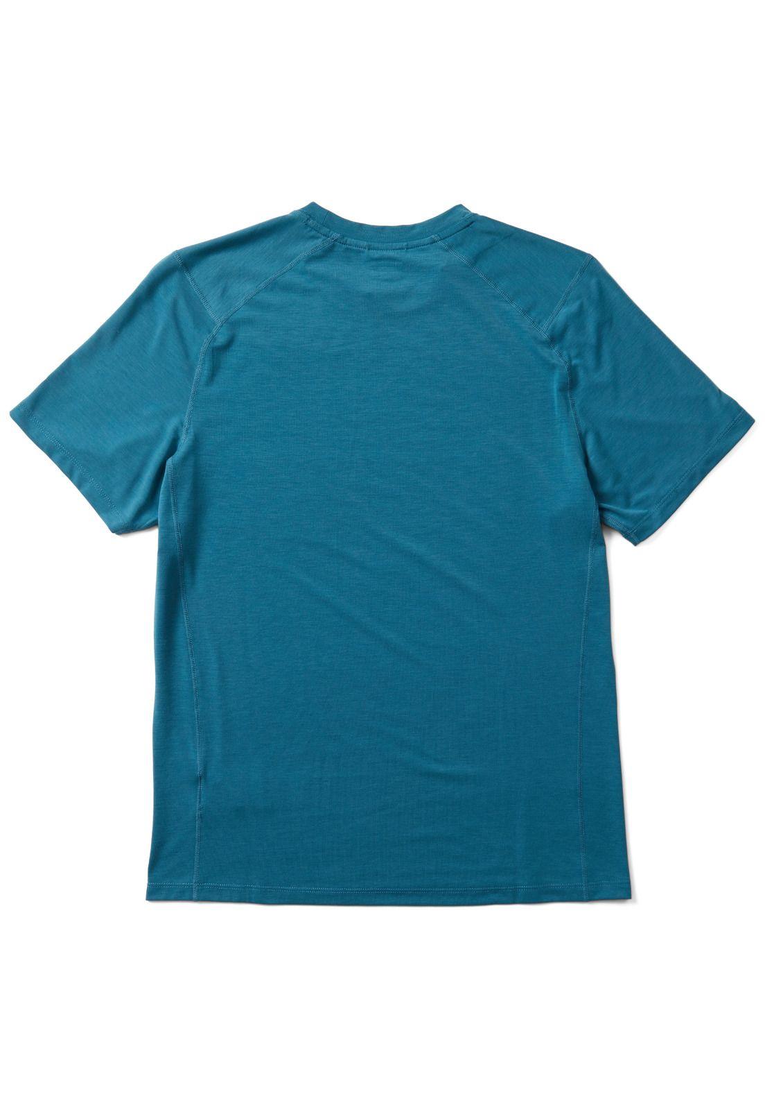 Polera Manga Corta Trek Azul petróleo-1