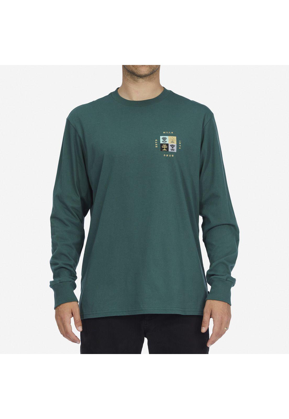 Polera M/L Hombre Unison M Tees Café-0