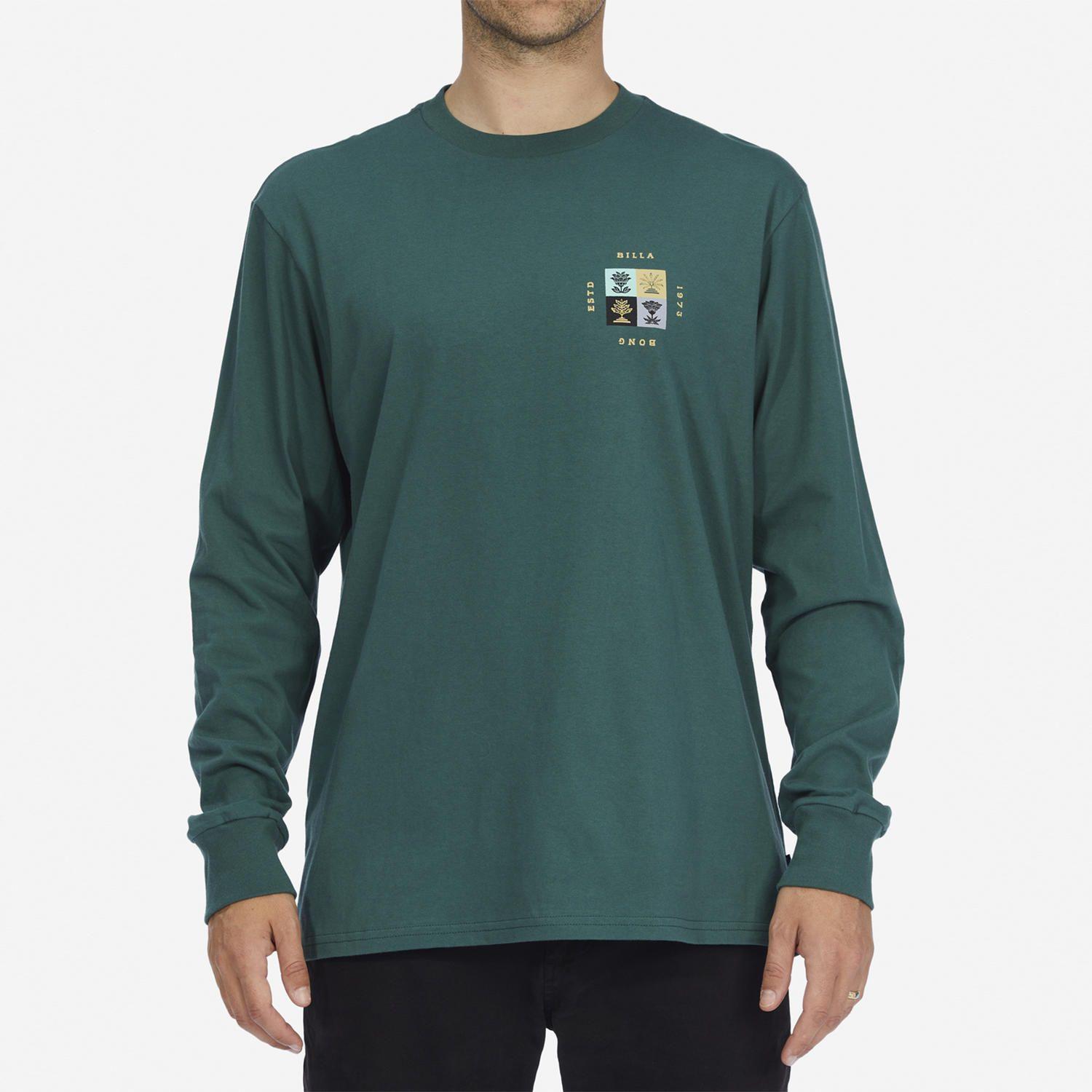 Polera M/L Hombre Unison M Tees Café-0